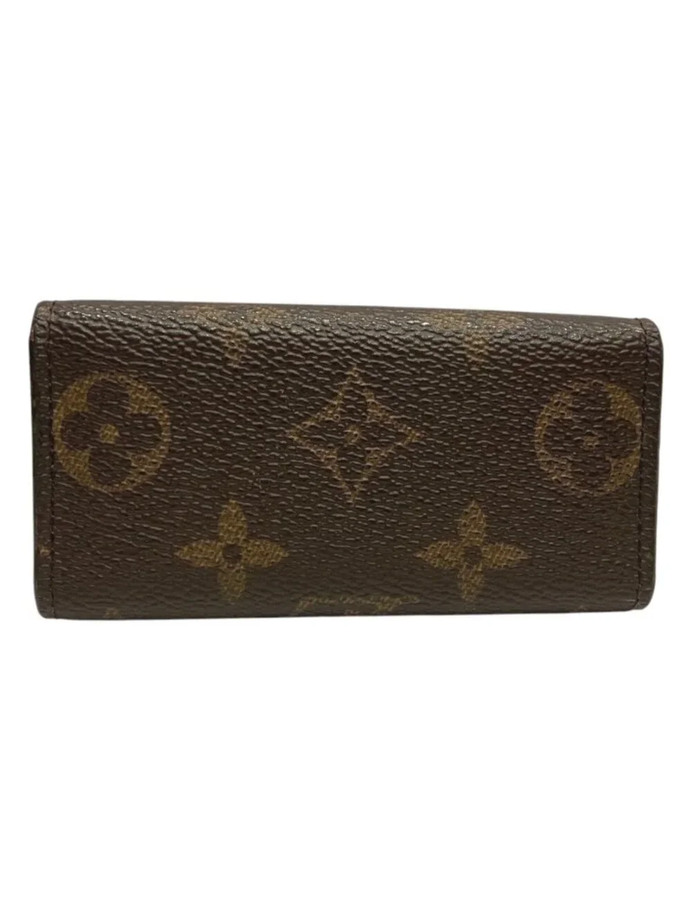 Louis Vuitton Multicles 4 Monogram Key Case Canvas Key Holder